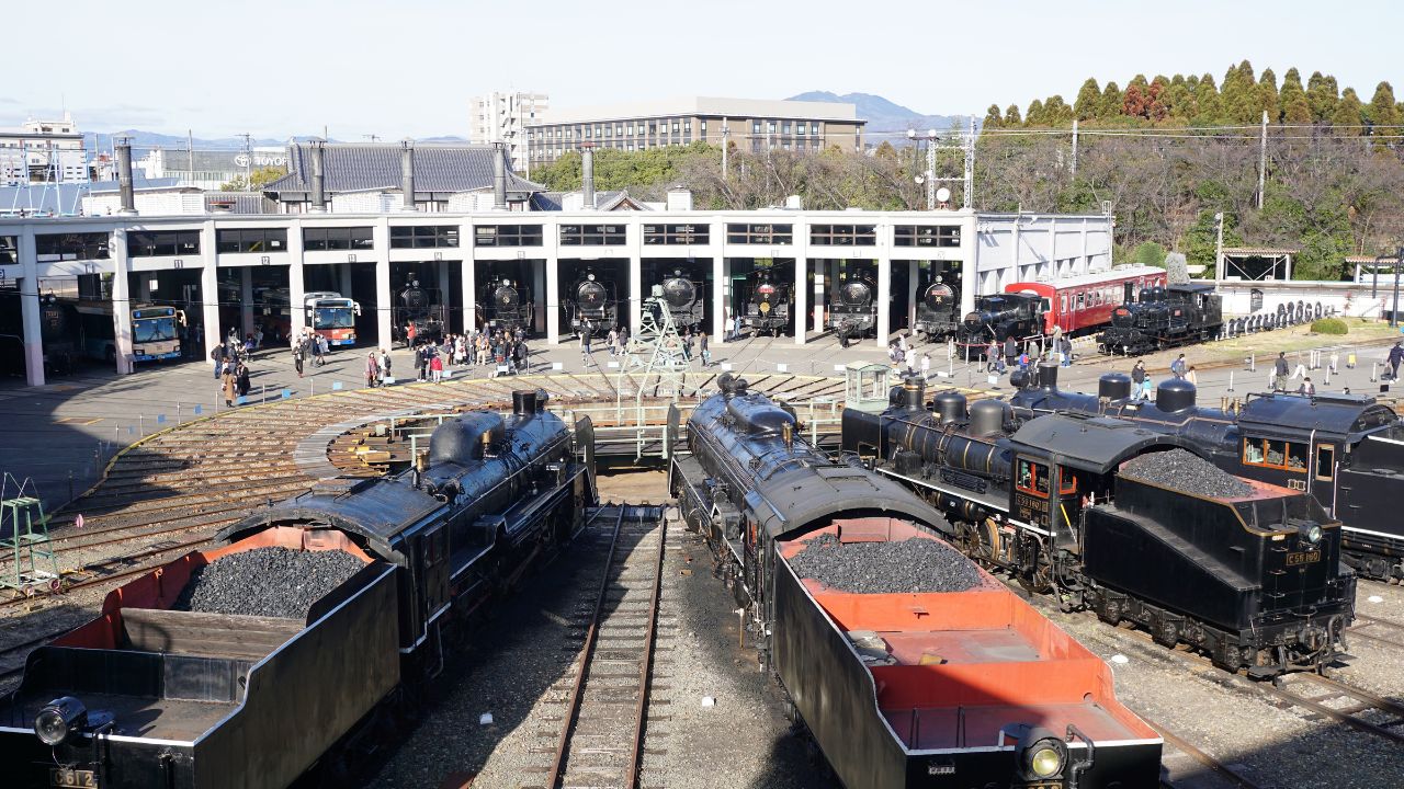 Kyoto Railway Museum in Kyoto, Japan.