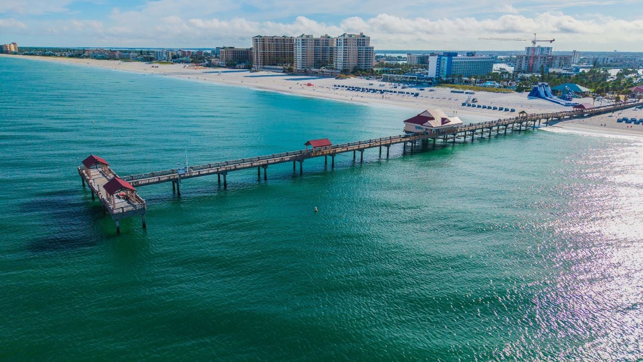 Pier 60 on Clearwater Beach, Florida.