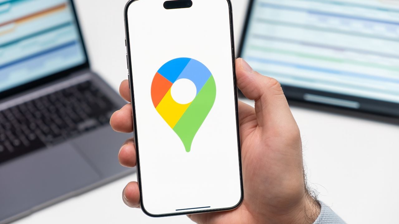 Google Maps displayed on a smartphone screen.