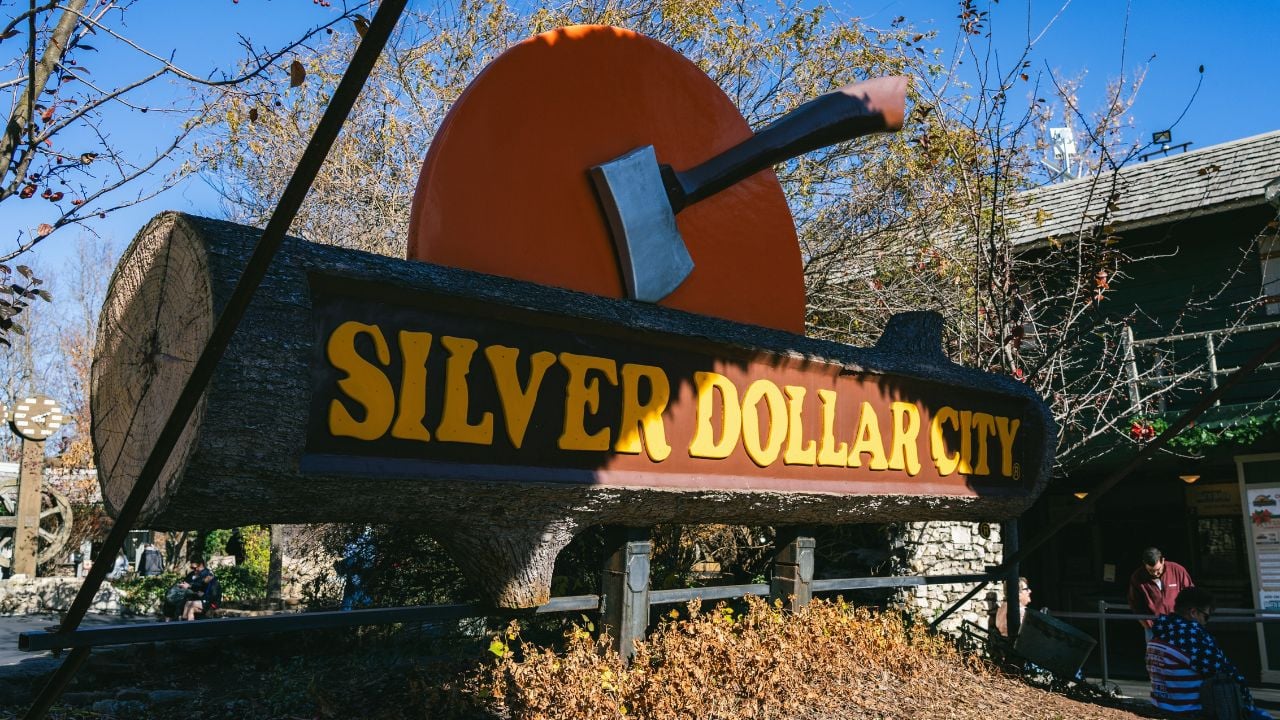 Silver Dollar City entrance in Branson, Missouri.