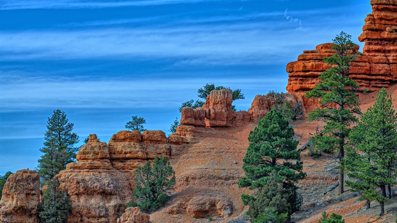 Bryce Canyon National Park, an American national park located in southwestern Utah.