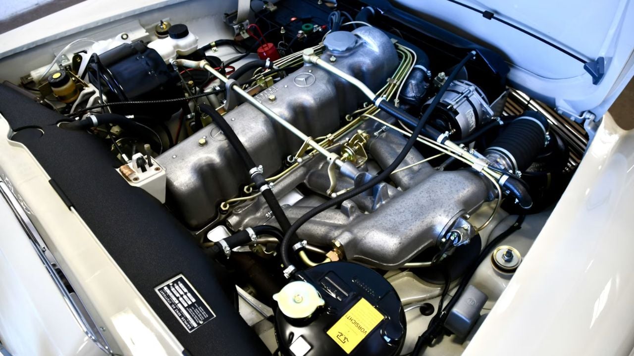 1965 Mercedes-Benz 230SL 2.3-liter inline-six engine