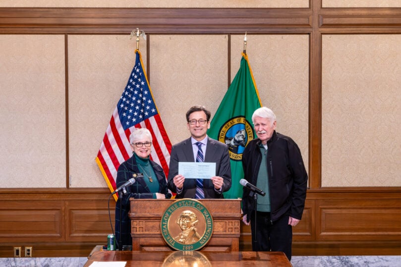 Governor Ferguson signs Substitute House Bill No. 2323 – March 18, 2026. Relating to establishing a blue envelope program. Primary Sponsor: Rep. Carolyn Eslick.