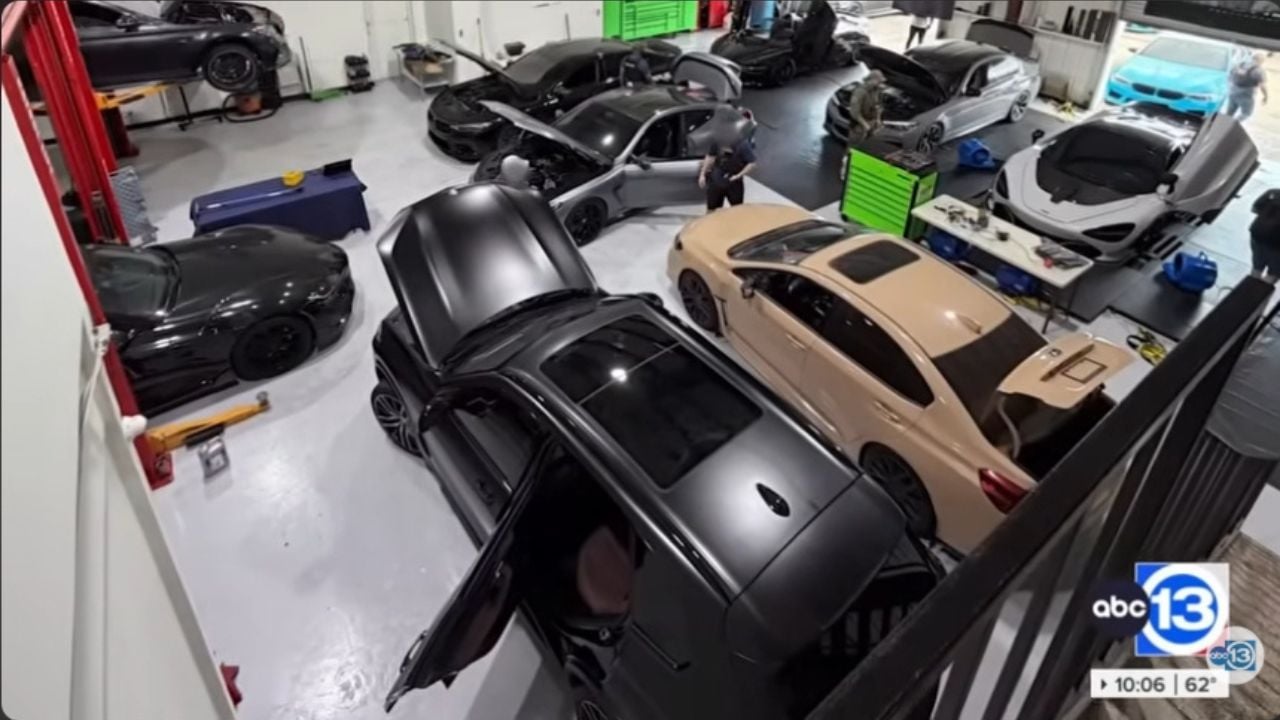 Customers Question Houston Garage After Police Seize Luxury Vehicles.