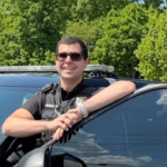 police officer returns after bike accident