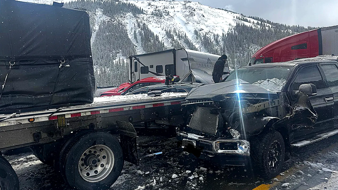 colorado vehicle pile up