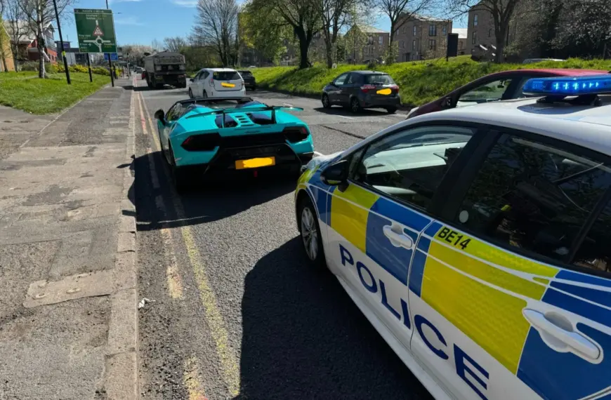 lamborghini towed from wedding