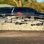 marijuana from driver caught by police