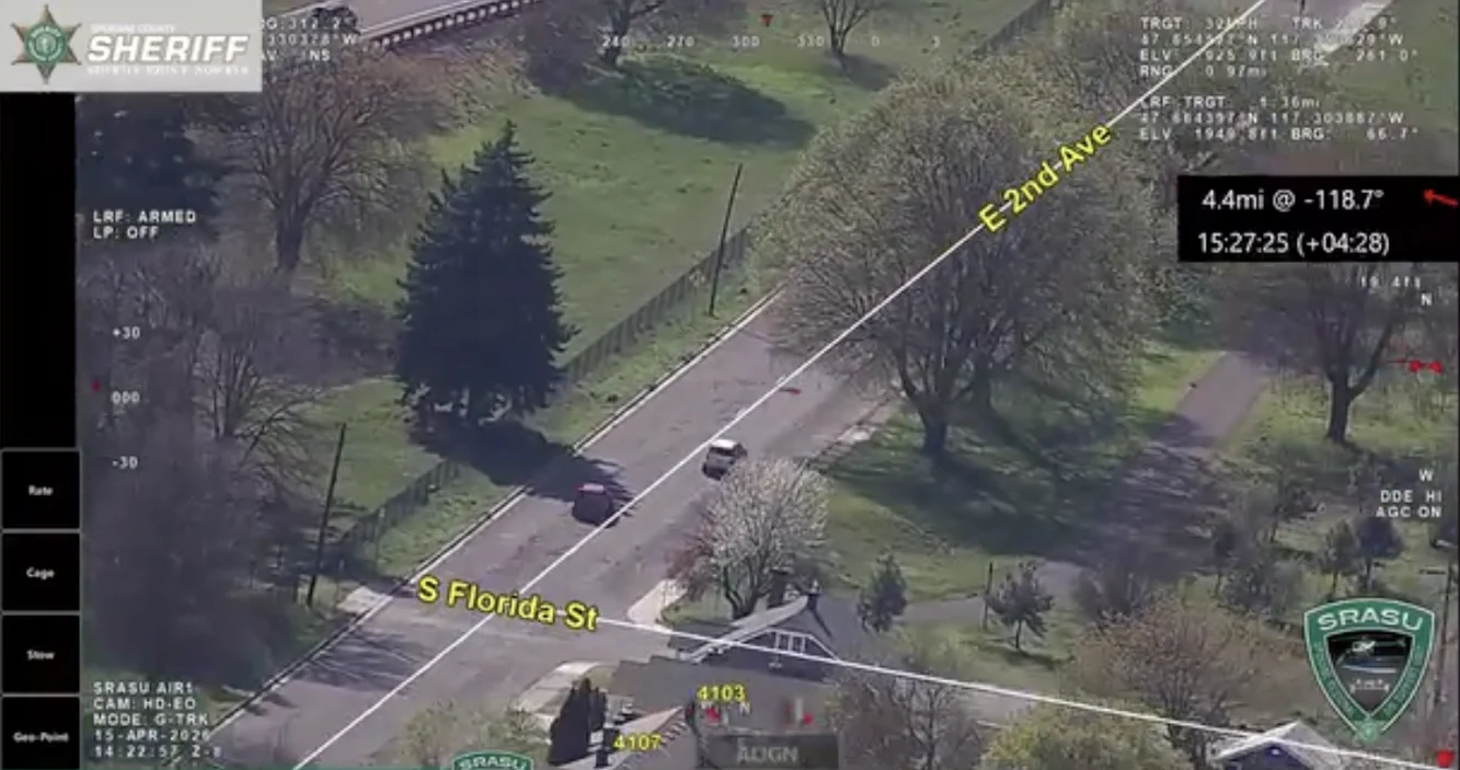 helicopter tracking reckless driver