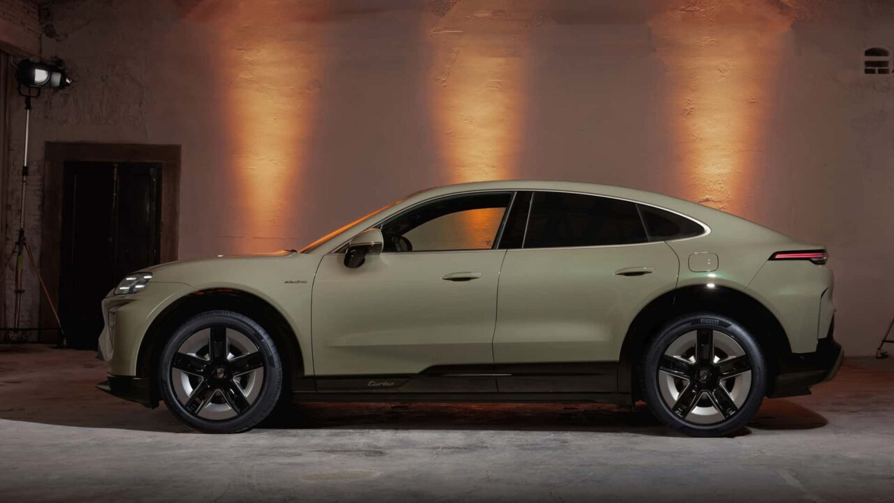 Porsche Cayenne Turbo Coupe Electric.