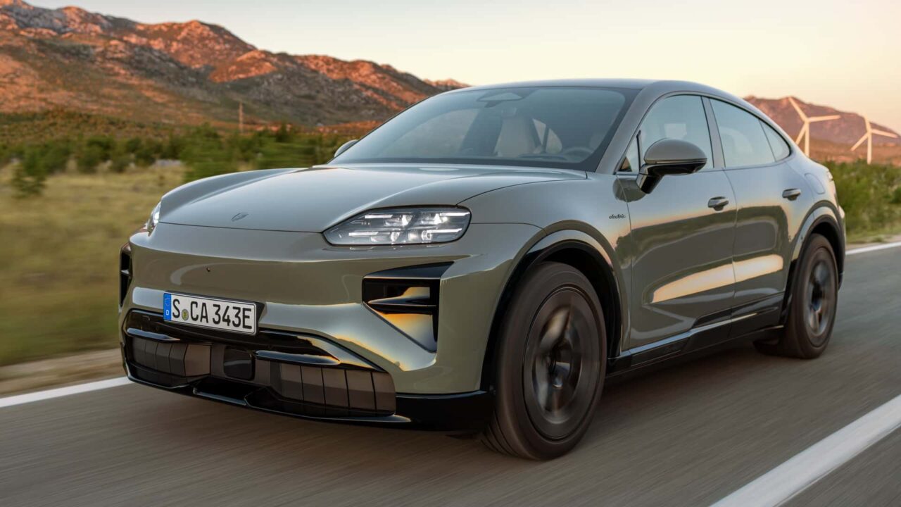 Porsche Cayenne Turbo Coupe Electric.
