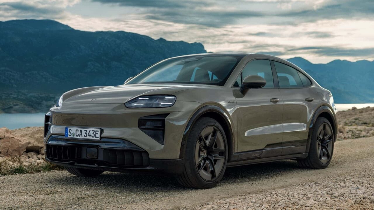 Porsche Cayenne Turbo Coupe Electric.