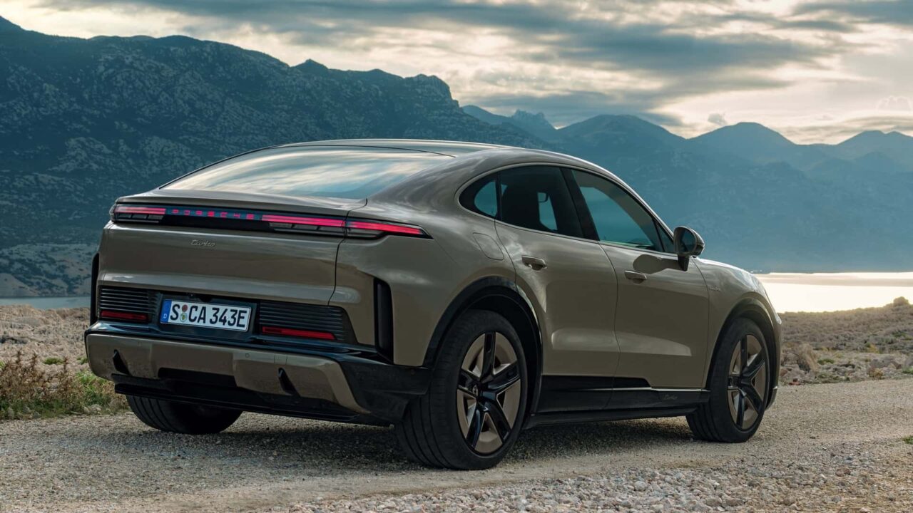 Porsche Cayenne Turbo Coupe Electric.