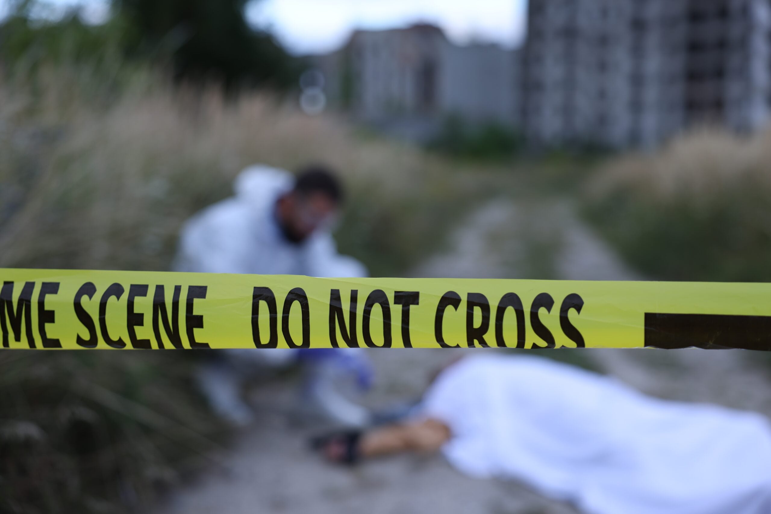 police tape crime scene