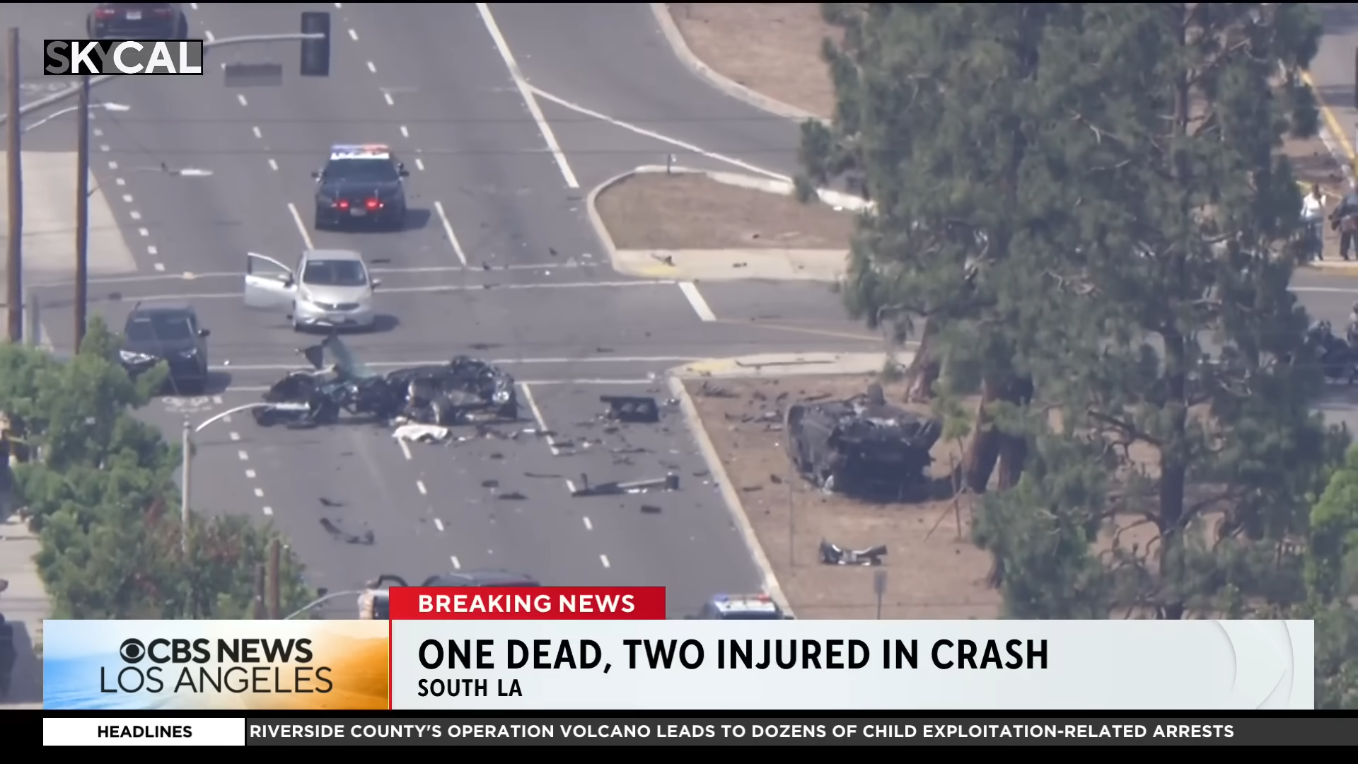 car crash leaves injuries in LA