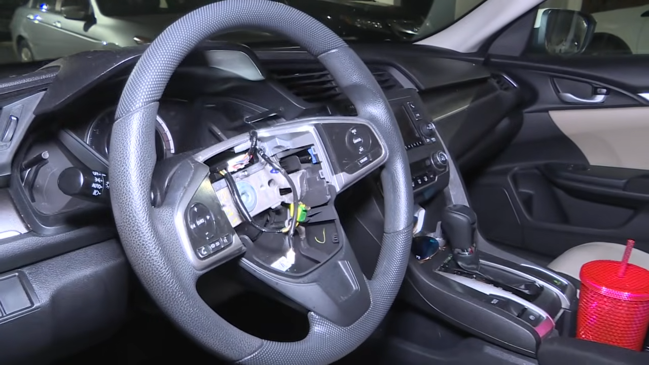 airbags stolen from hondas