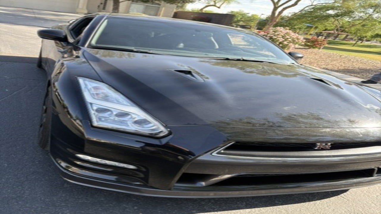 Recovered R35 Nissan GT-R