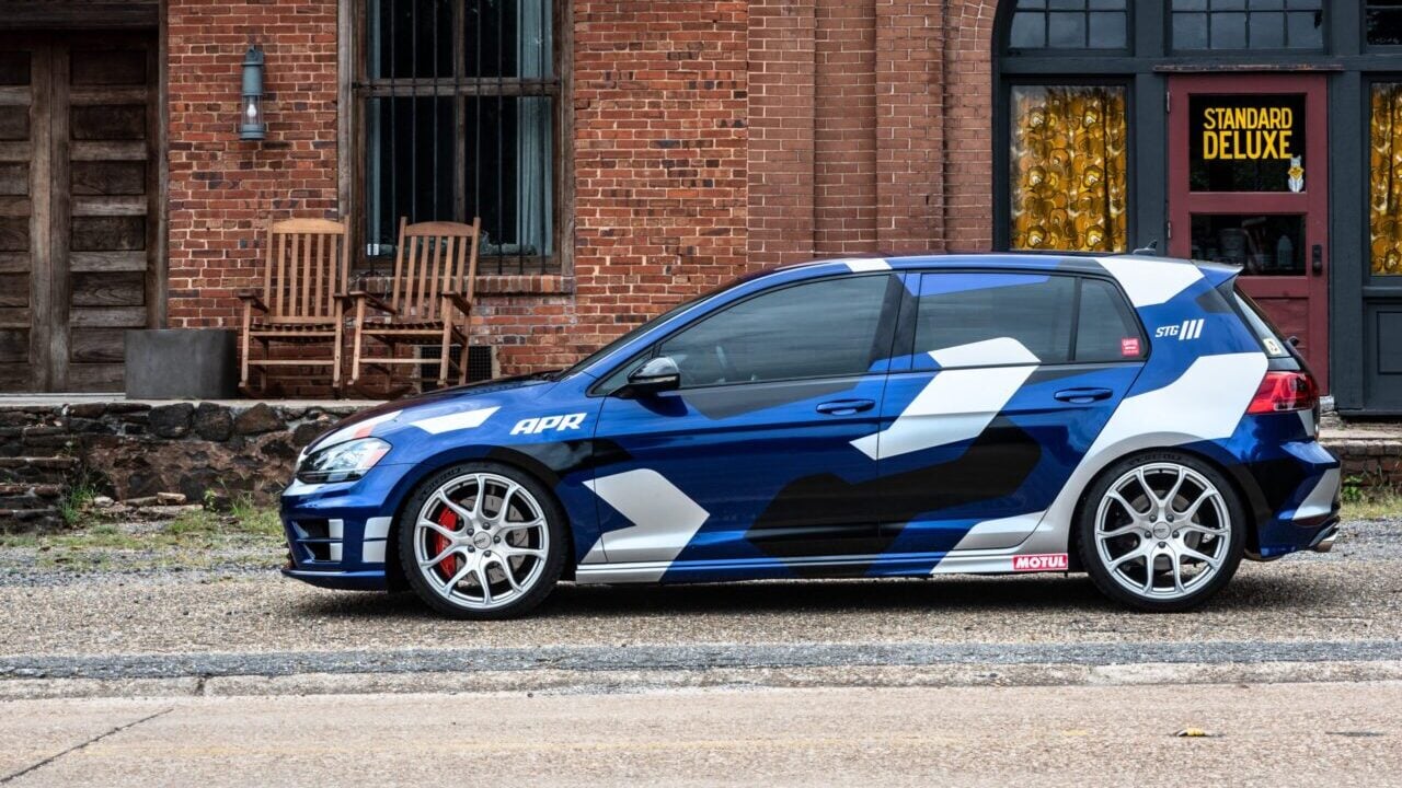 APR-tuned VW Golf.
