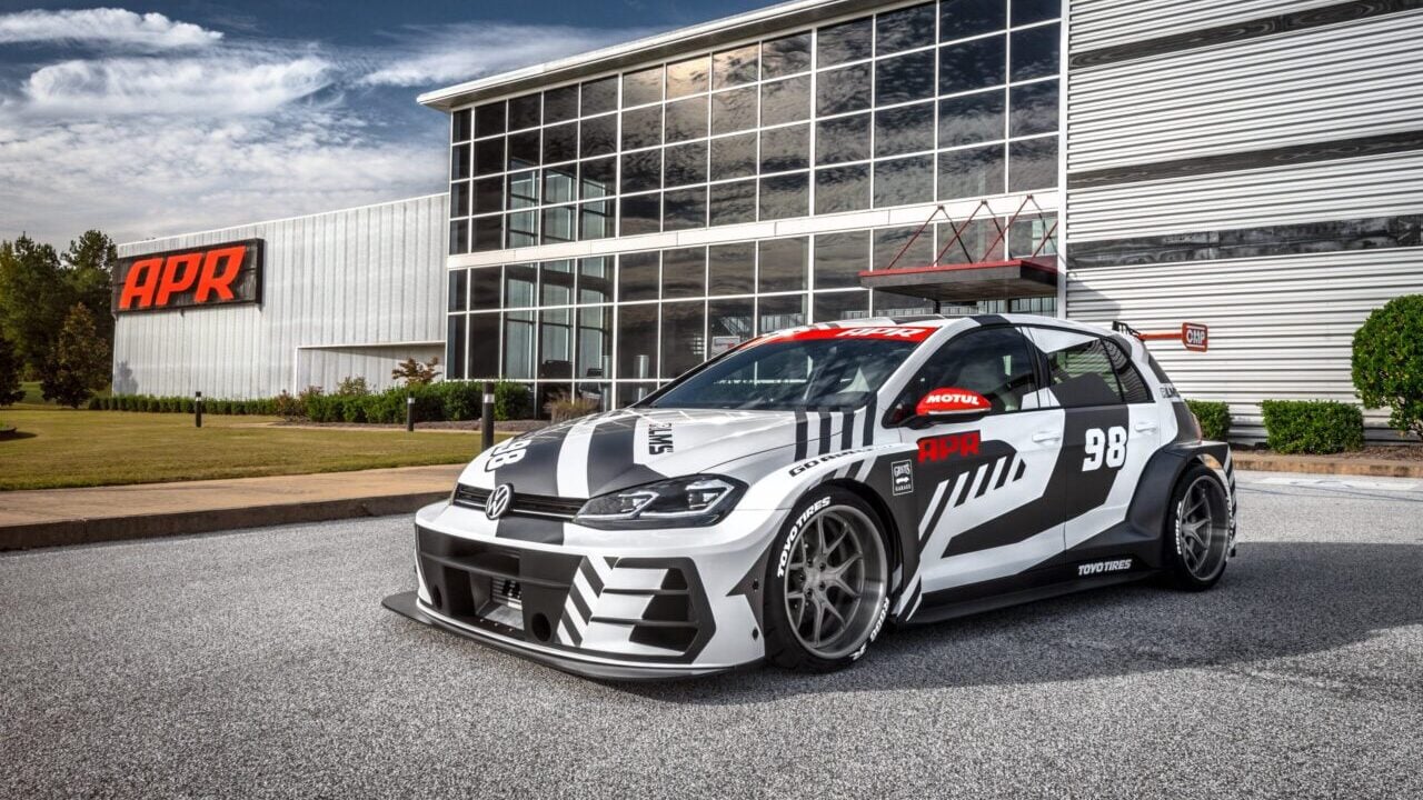 APR-tuned VW Golf.