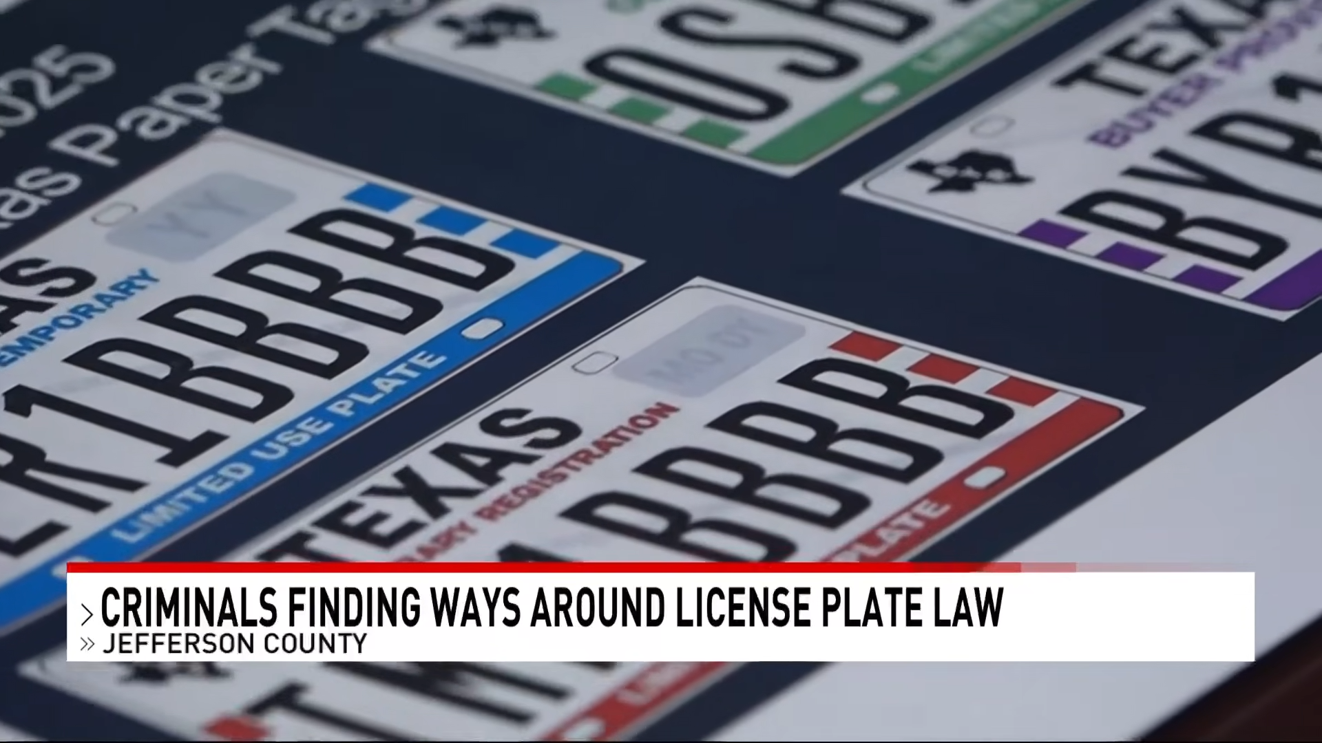 license plate fraud workaround