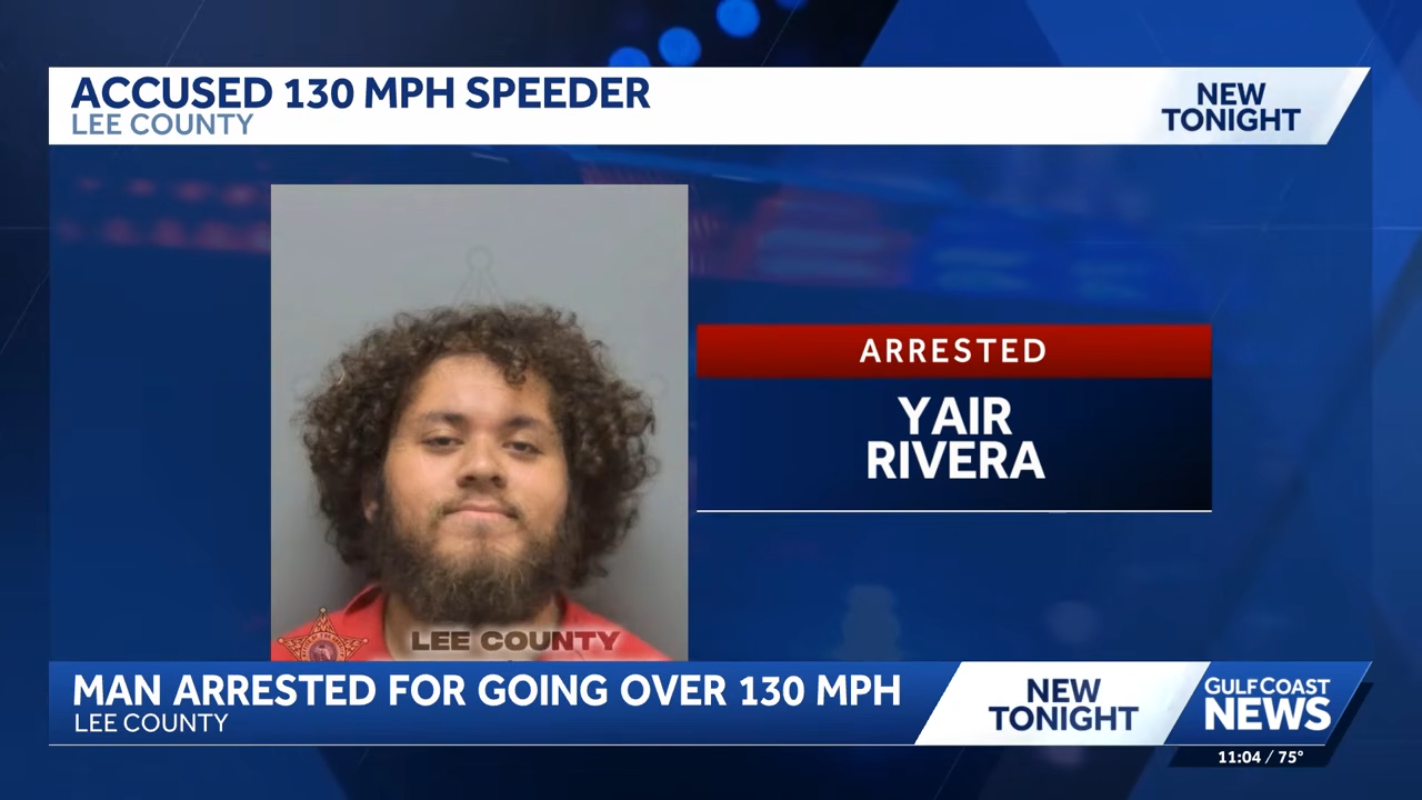 florida driver crashes car, jokes he needs a faster one