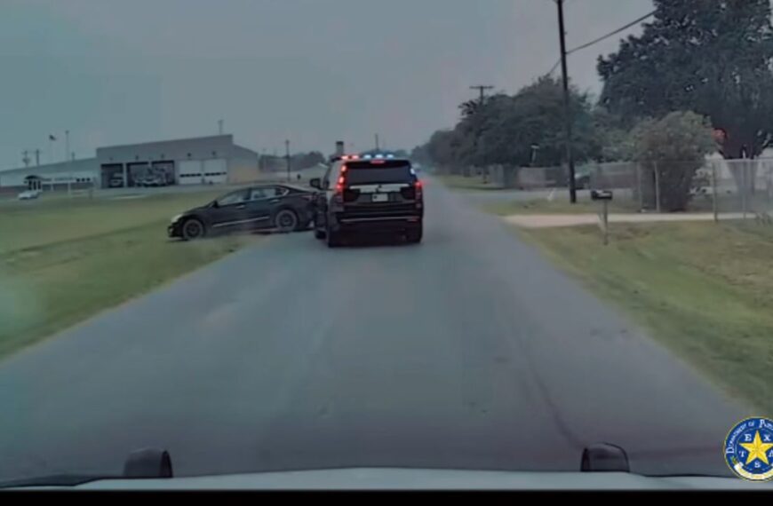Fugitive’s Texas Joyride Ends Fast After Troopers Pull Off PIT Maneuver