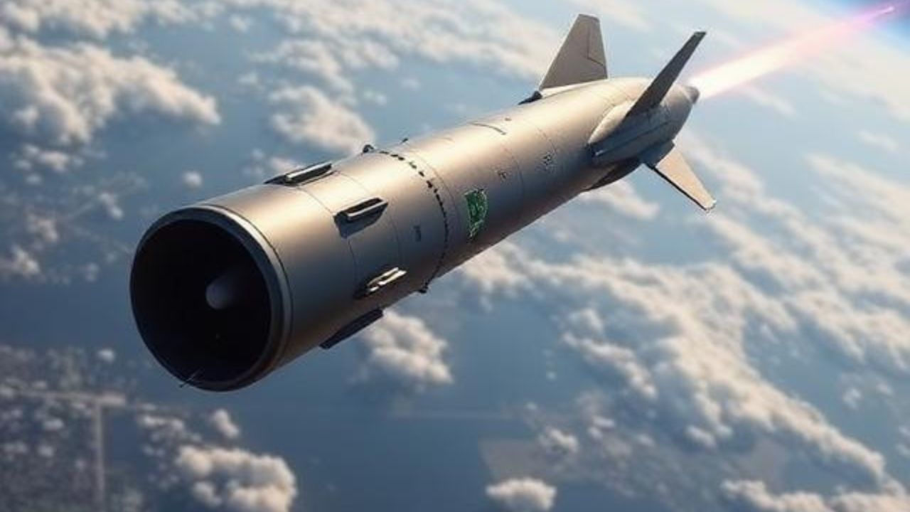 Cruise missile render.