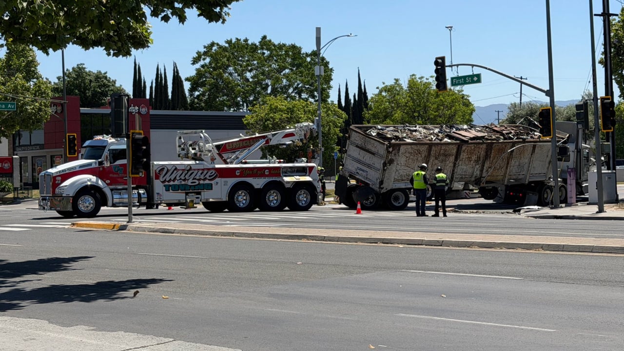 Semi Truck causes San Jose power outage