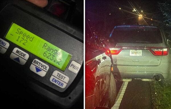‘That’s Not a Typo:’ Deputies Clock Dodge Durango at 172 MPH as Holiday Traffic Ramps Up