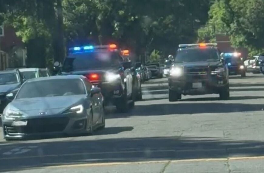 Chico, California, Driver Spins Through Intersections, Yells at Strangers, and Briefly Outruns Cops