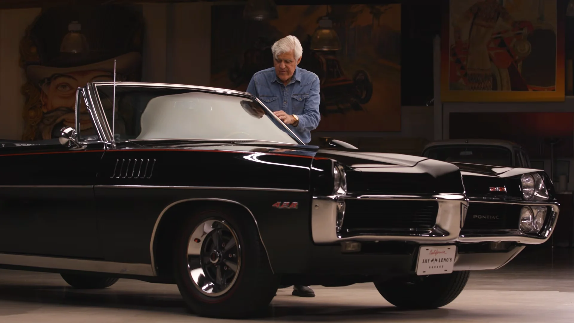 Jay Leno with his 1967 Pontiac 2+2 HO