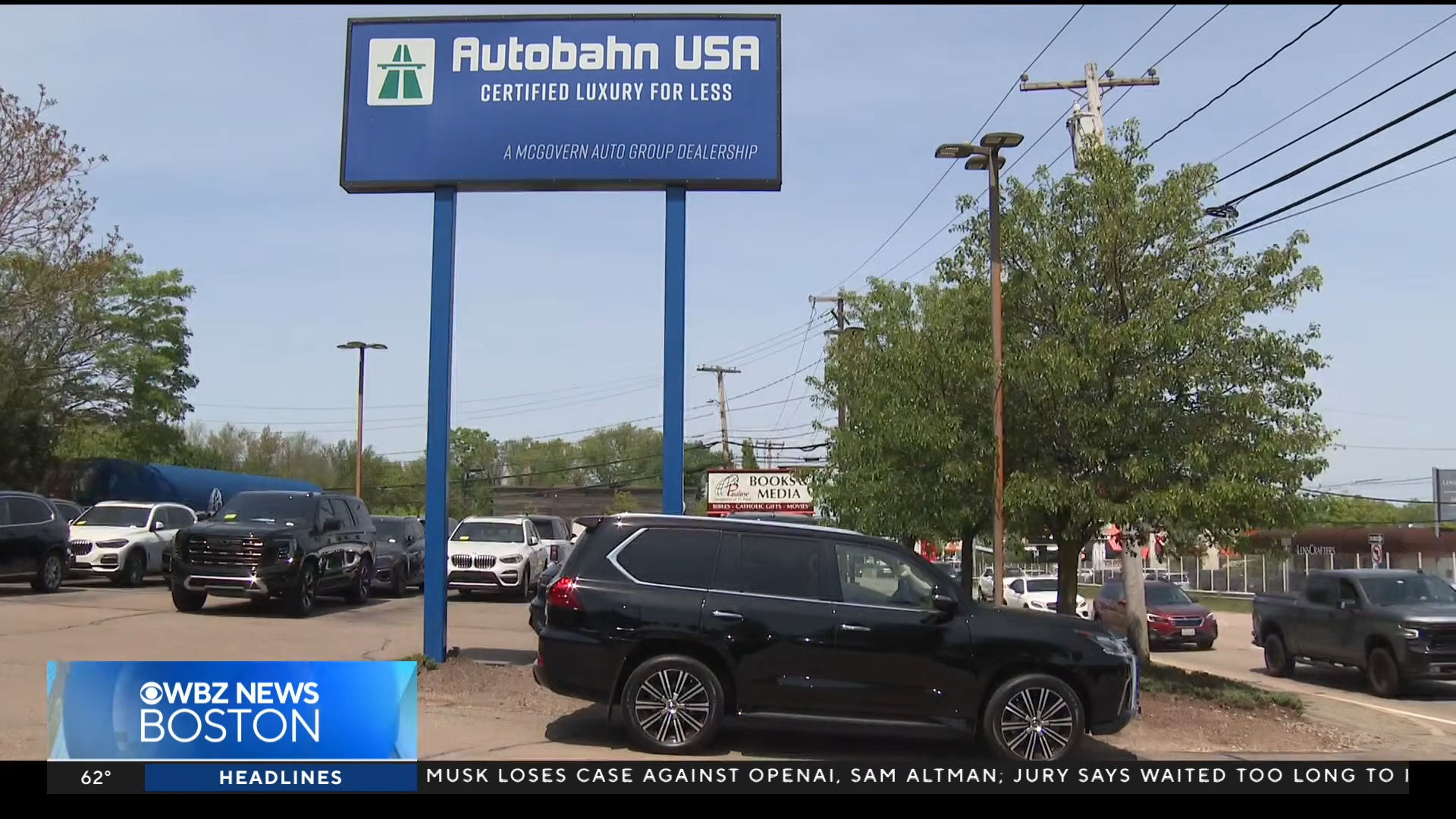 karen read's SUV for sale at dealership
