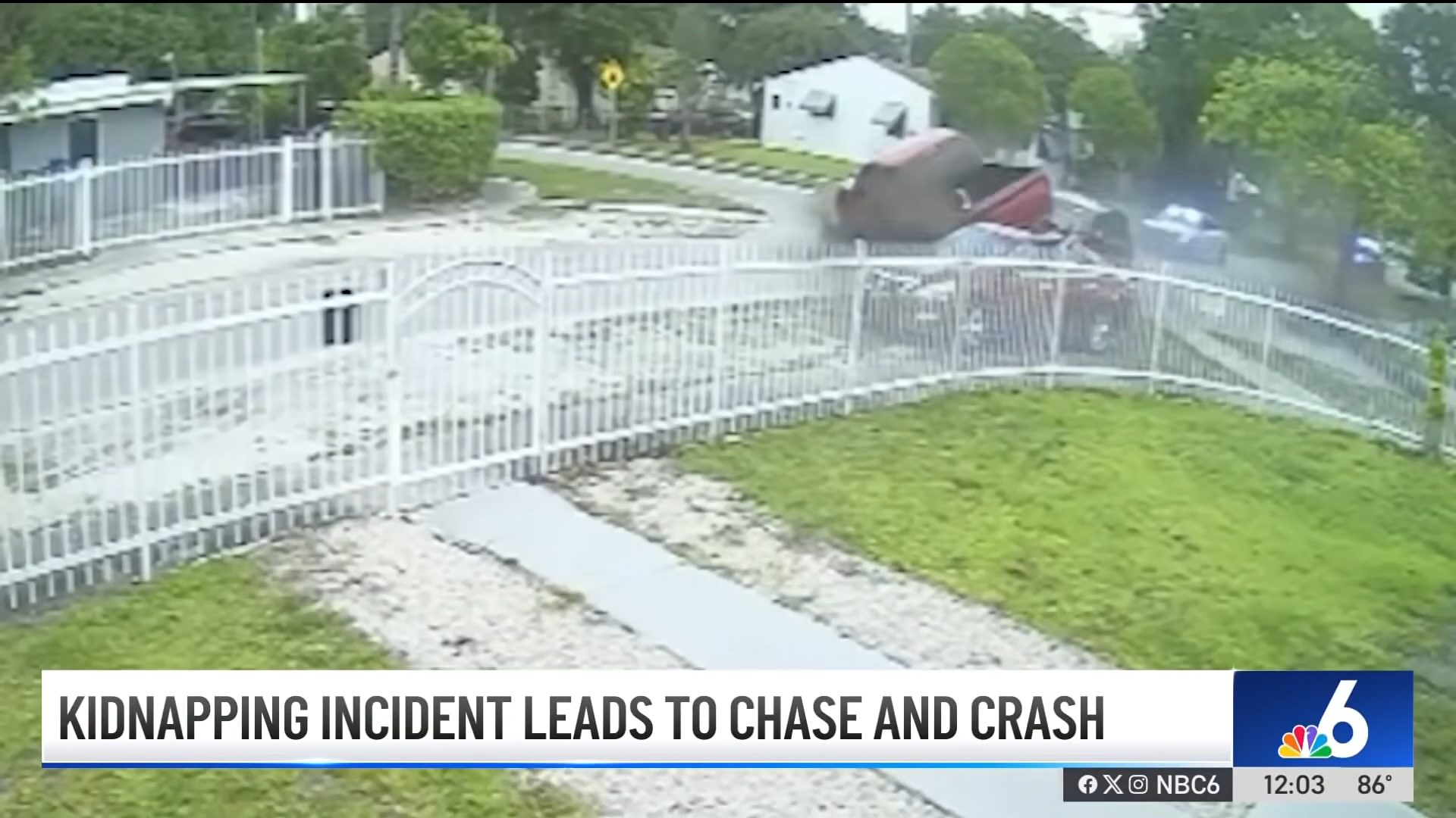 kidnapping ends in rollover