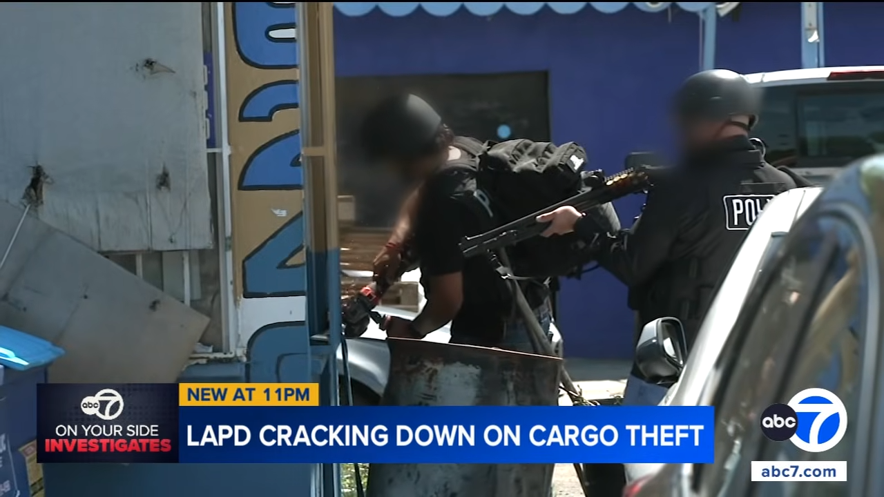 LAPD cargo thefts
