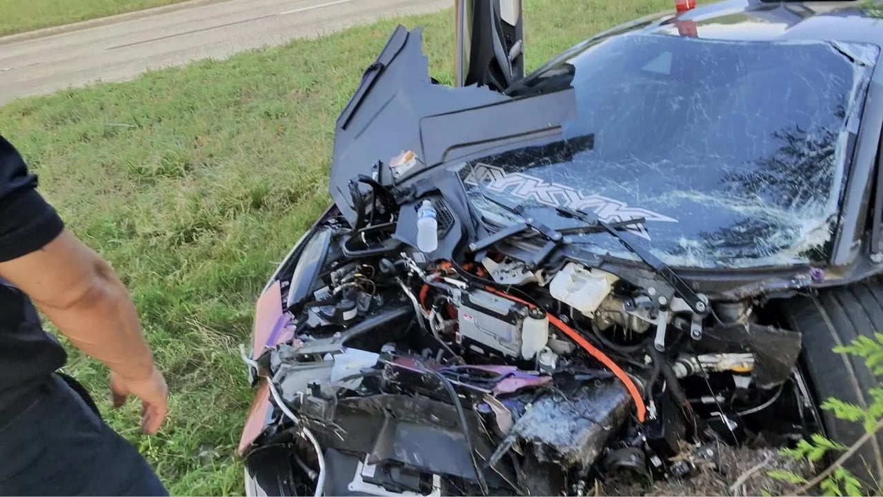 Lamborghini Crash