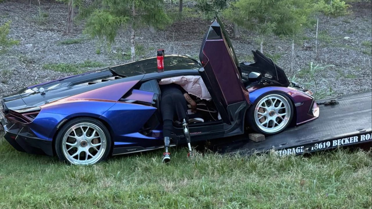 Lamborghini Crash