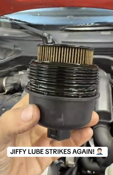 Mini Oil Change Gone Wrong Engine Bay