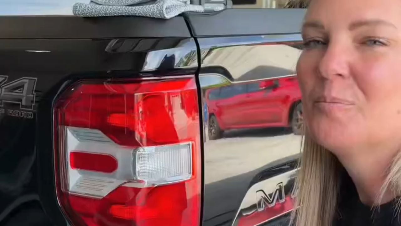 That dealer sticker has to go. One heat gun, one Ford Maverick, and a very relatable viral video.