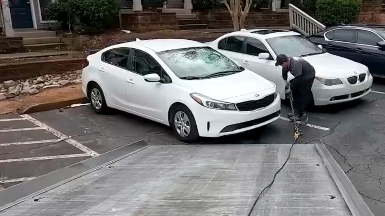 She parked in someone else's spot. Then the tow truck came way before the deadline.