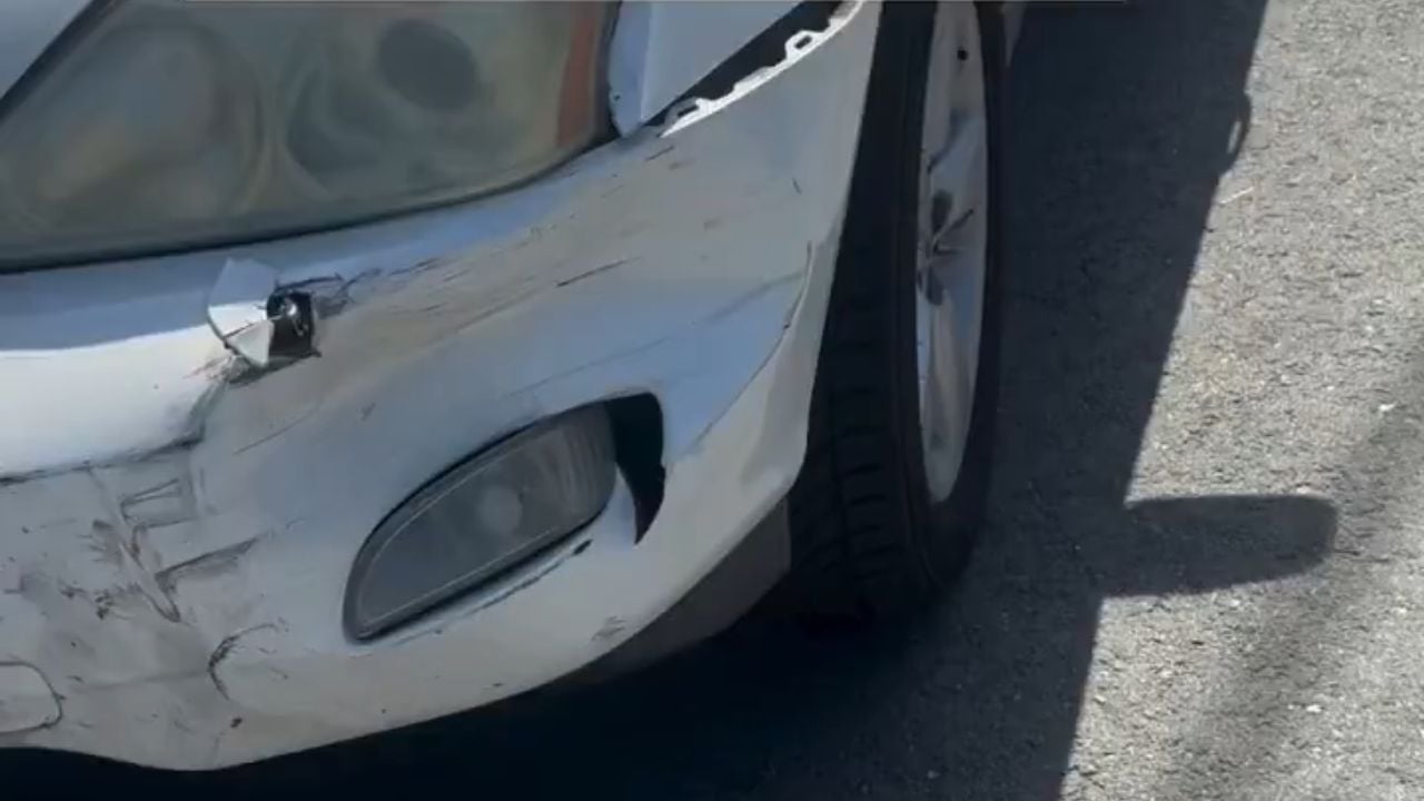 Driver tracks down Jeep after hit-and-run, gets no help from police.
