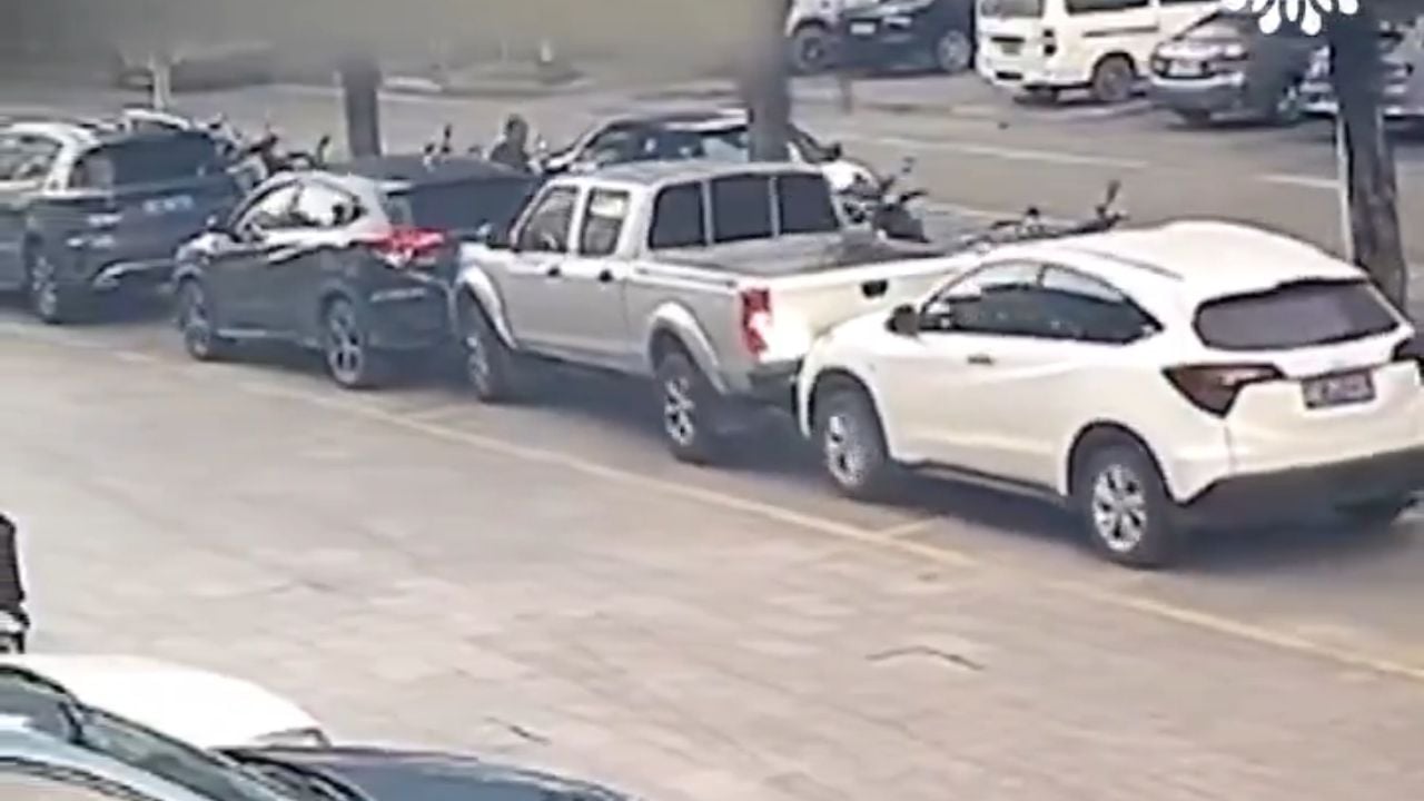 Driver Uses Truck as Bumper Car, Then Blames It for Existing.