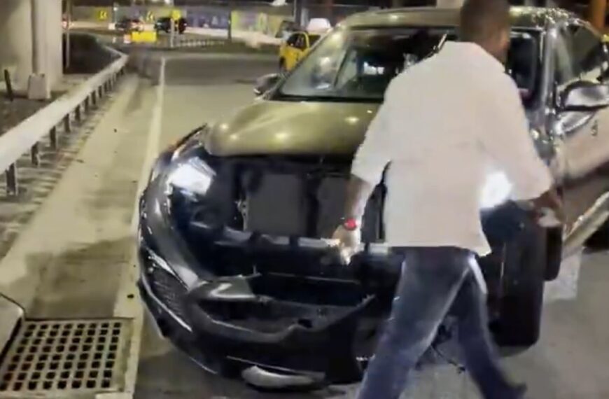 He Climbed Into His Infiniti While It Was Still on the Tow Truck. What Happened Next Was Pure Carnage.