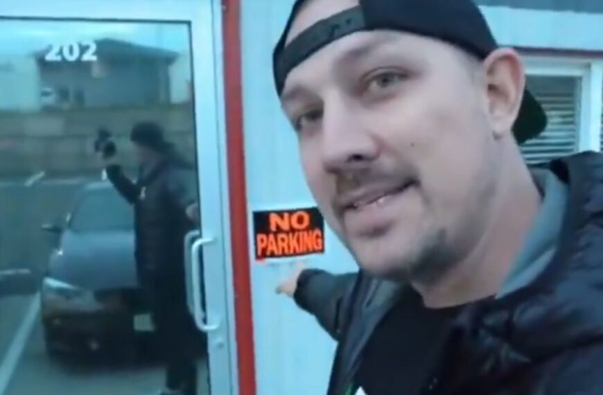 A Yoga Studio Customer Blocked His Garage. He Called the Tow Truck and Filmed Everything.