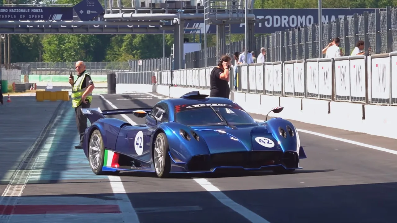 Pagani Huayra R Monza Track Day