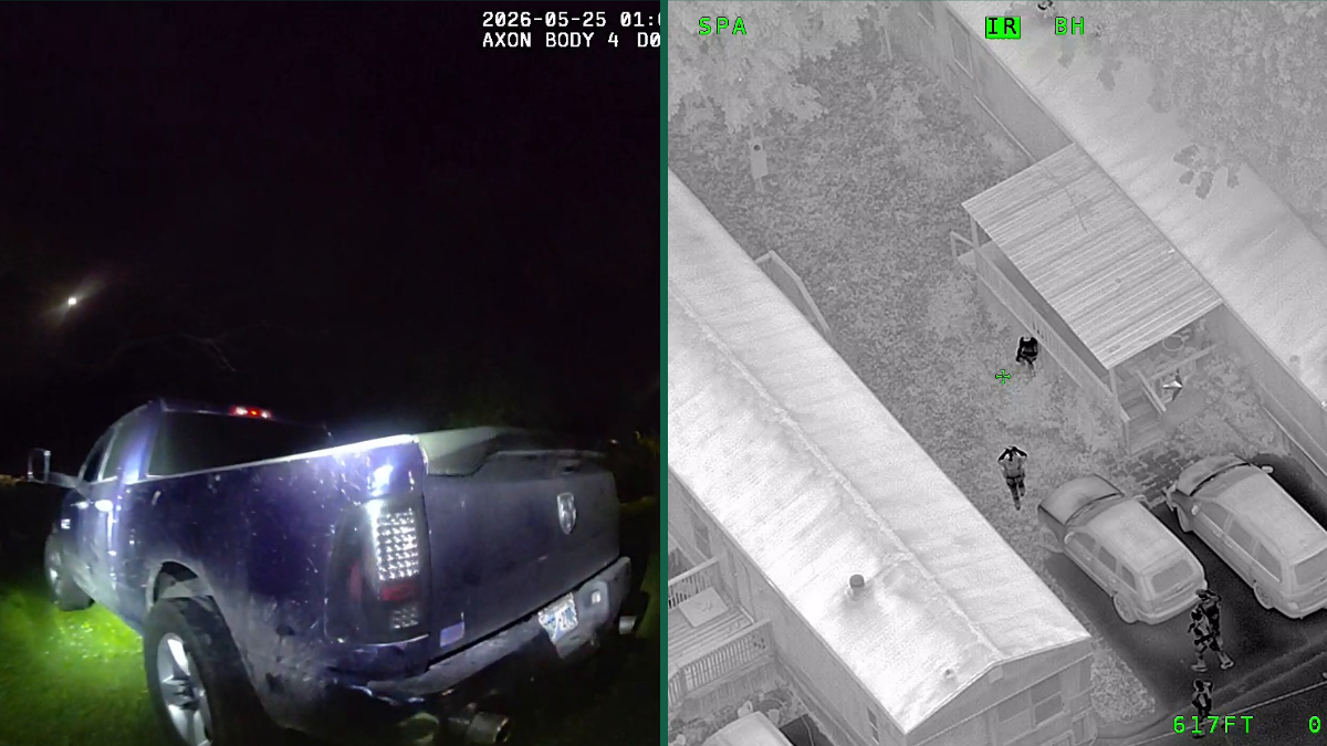 Police Call off 90 Mph Pursuit, Helicopter Still Finds Driver Hiding Under Porch