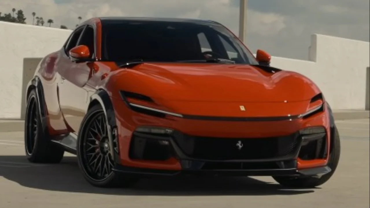 RDB LA Crimson Ferrari Purosangue