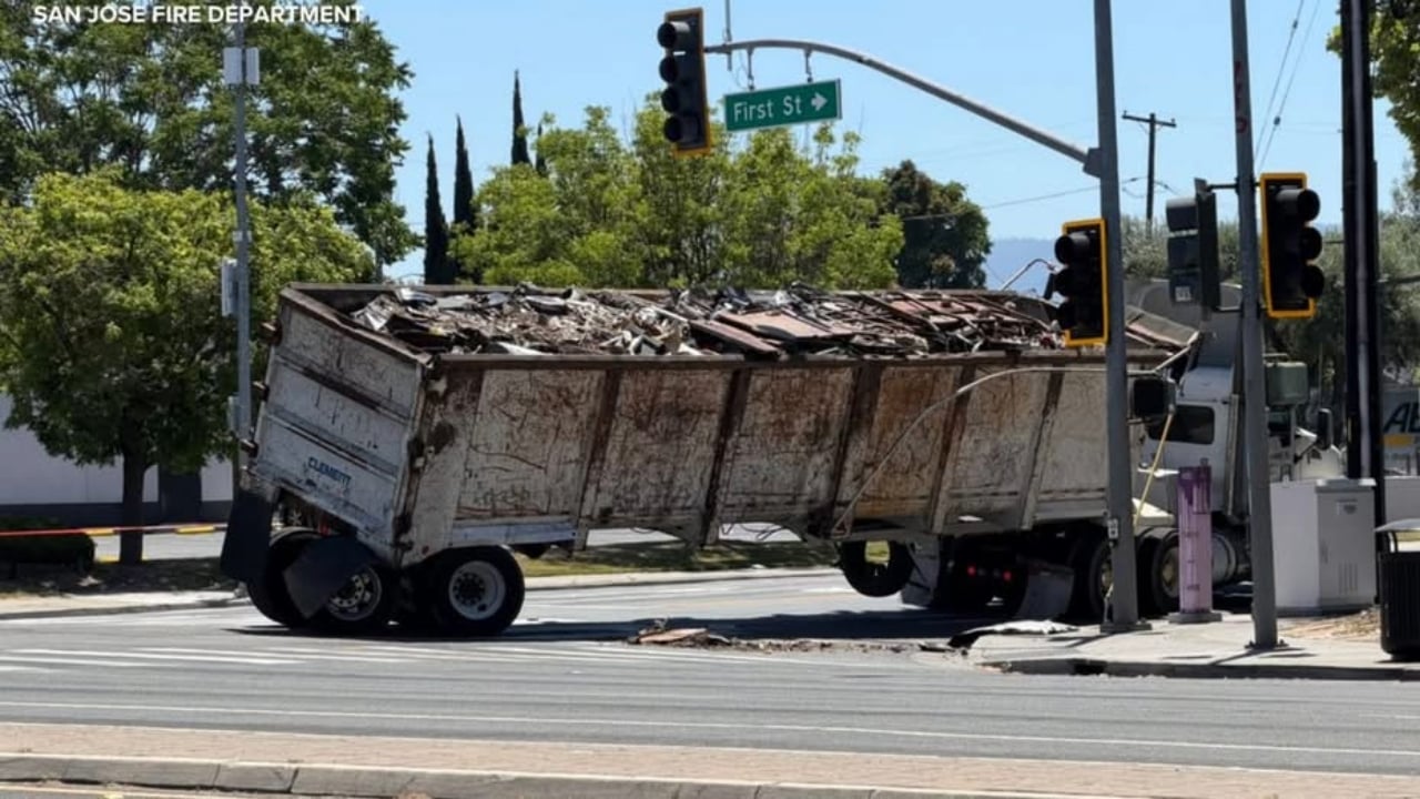 Semi Truck causes San Jose power outage