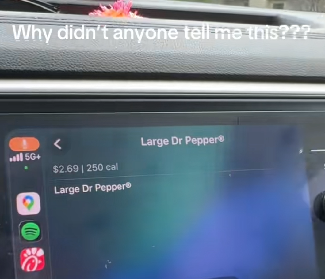 carplay can order drink