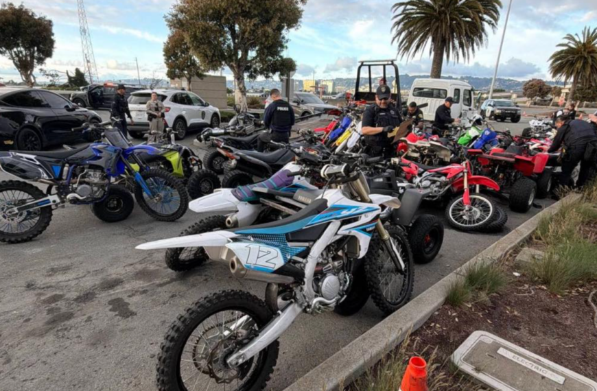 multiple arrests and over 70 ATVs and dirt bikes confiscated