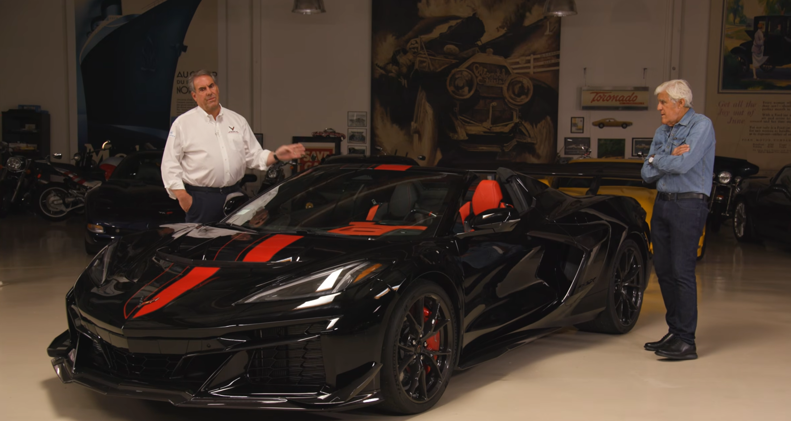 jay leno's corvette